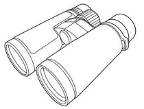 Binocular lineart image